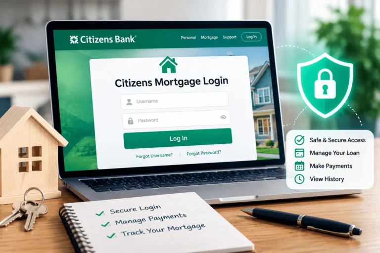 Citizens Mortgage Login guide showing secure account access, password recovery, and online mortgage management.